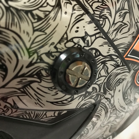 Senhill DOT Sebastian Tatan Mejia Motorcross Helmet Black Red Size Large - Picture 12 of 16